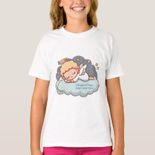 Camiseta un ángel en reposo espera la llamada