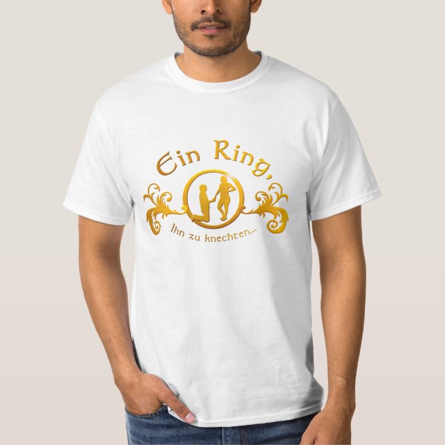 Camiseta Un anillo Usted a knechten… (Anverso)