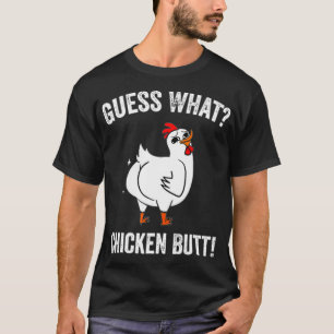 Camiseta Un animal curioso adivina lo que el culo de pollo