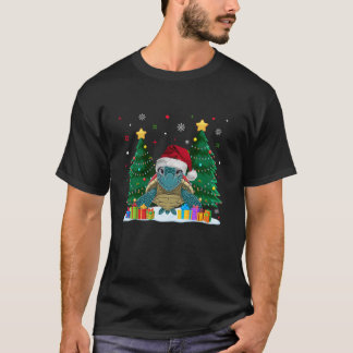 Camiseta Un animal gracioso ama la tortuga marina Santa Ugl