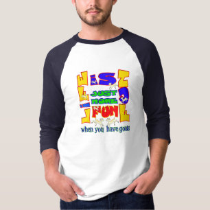 Camiseta Un animal gracioso dice humor de cabra