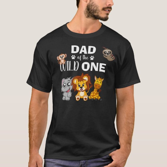 Camiseta Un animal salvaje y salvaje en un zoológico de la  (Anverso)