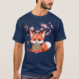 Camiseta Un anime japonés kawaii para comer fideos de Ramen