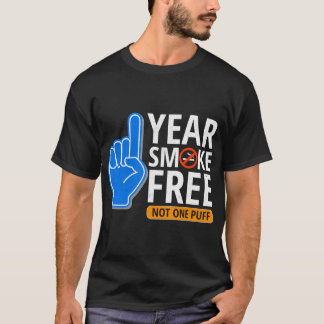 Camiseta Un año de aniversario libre de humo - Dejar de fum