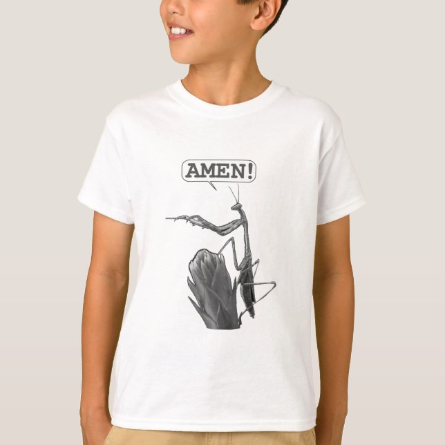 Camiseta Un antis rezando (Anverso)