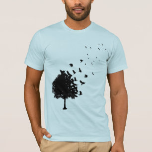 Camiseta Un árbol de cuervos