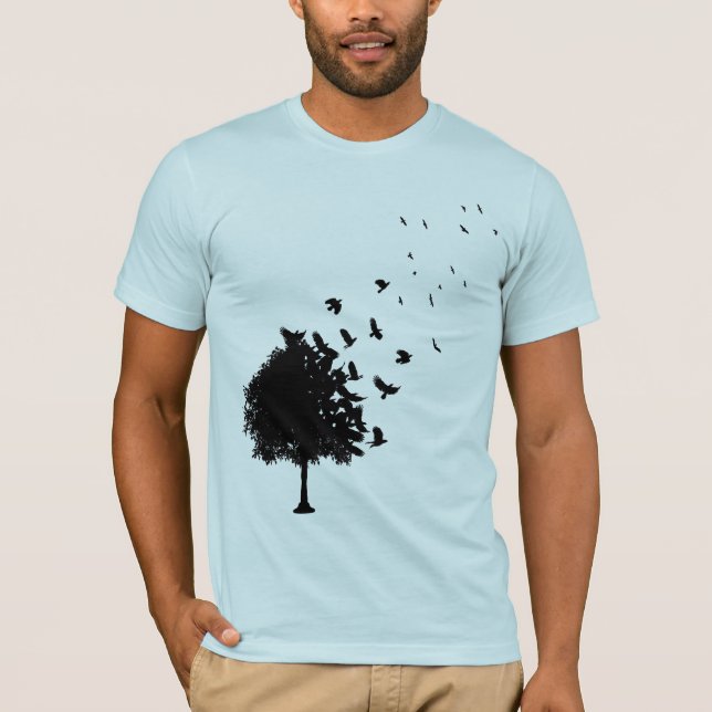 Camiseta Un árbol de cuervos (Anverso)