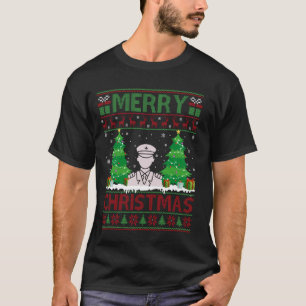 Camiseta Un árbol de navidad muy sudoroso capitán Ugly