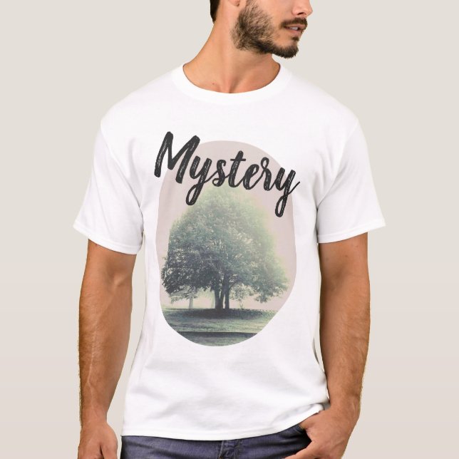 Camiseta Un árbol en el misterio del bosque de niebla (Anverso)