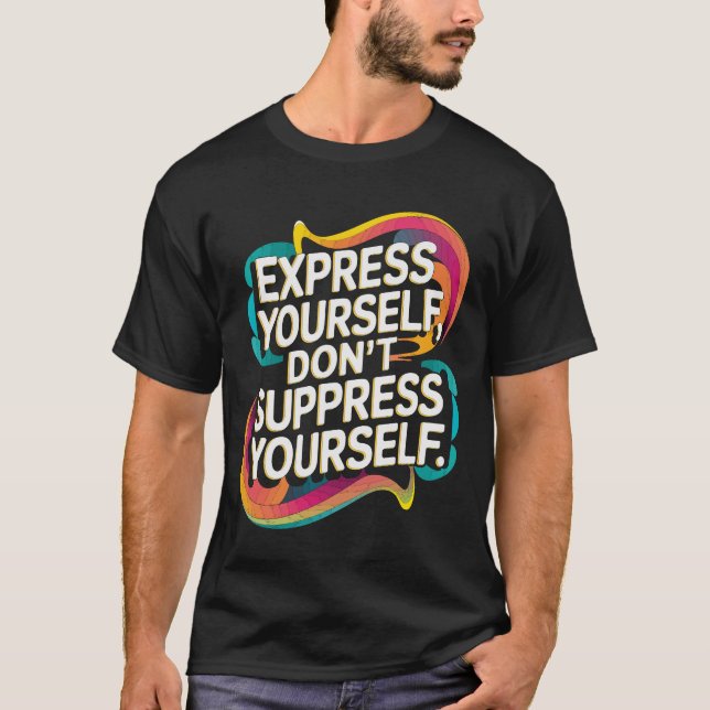 Camiseta Un árbol para la audaz autoexpresión (Anverso)