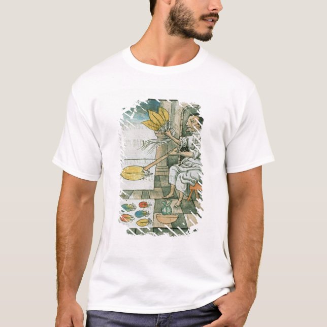 Camiseta Un artesano azteca de la pluma (Anverso)