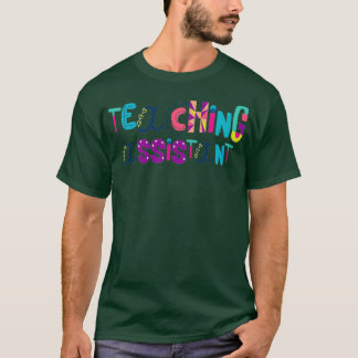 Camiseta Un asistente educador educacional da una idea de v
