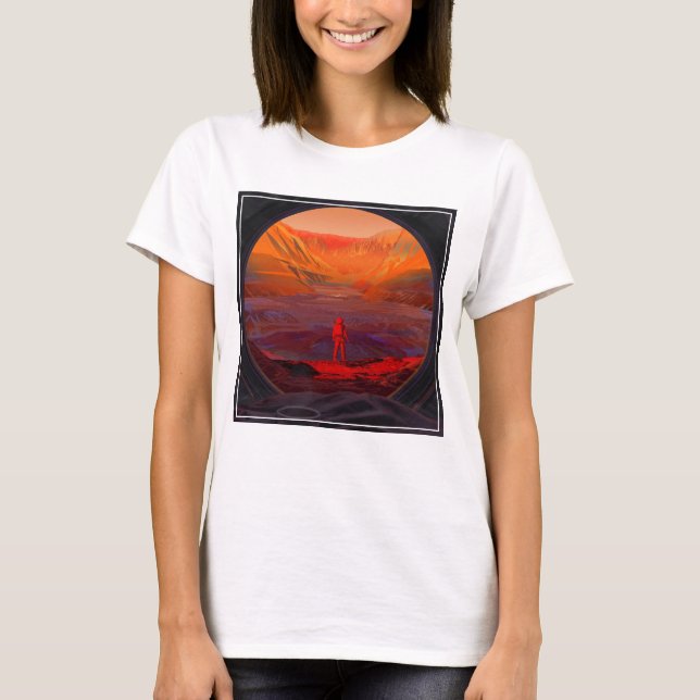 Camiseta Un Astronauta En Marte (Anverso)