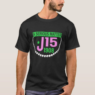 Camiseta Un asunto serio J15: El día del fundador rosa y ve