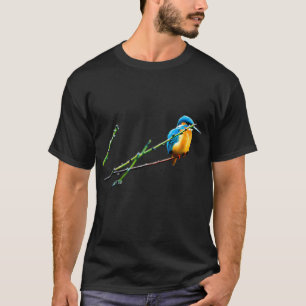 Camiseta Un ave del género Martín Pescador (nombre científi