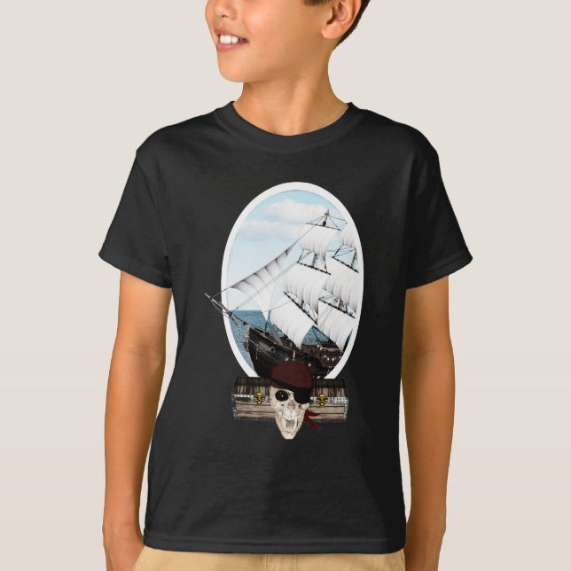 Camiseta Un barco pirata (Anverso)