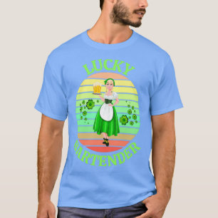 Camiseta un barman afortunado