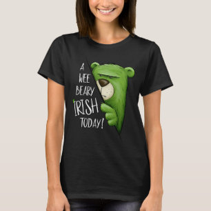 Camiseta Un Beary Irlandés Hoy Verde Oso Grumpy Pun St P