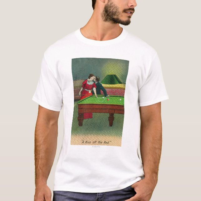 Camiseta Un beso del rojo (Anverso)