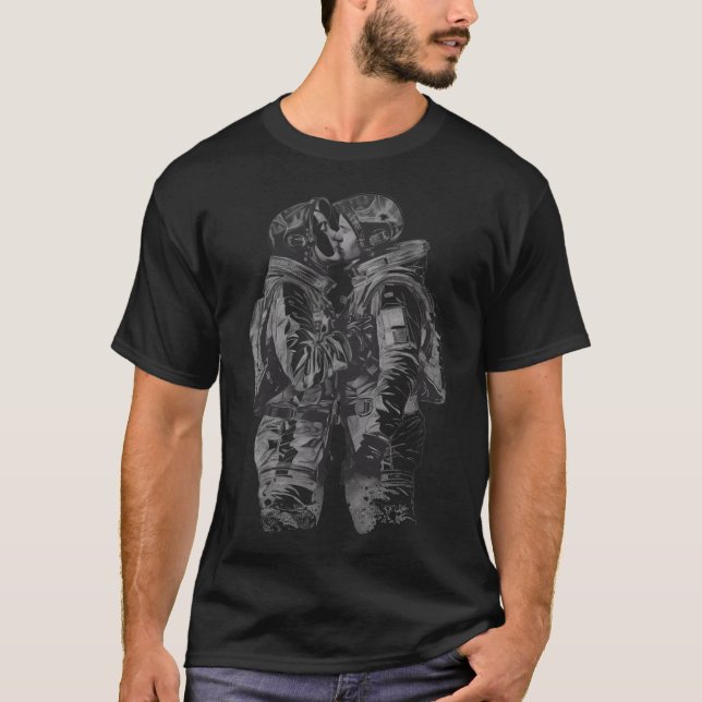 Camiseta Un beso en el espacio (Anverso)