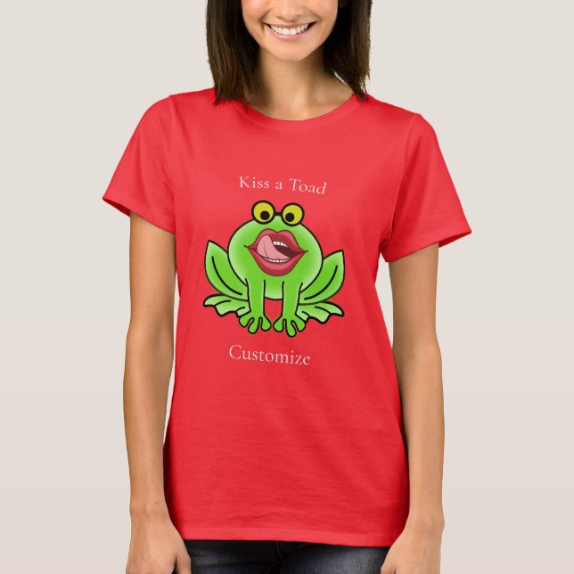Camiseta Un beso gracioso a una toad Thunder_Cove (Anverso)