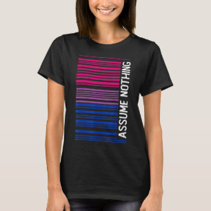 Camiseta Un Bisexual Sutil Asumir Nada Bi Orgullo