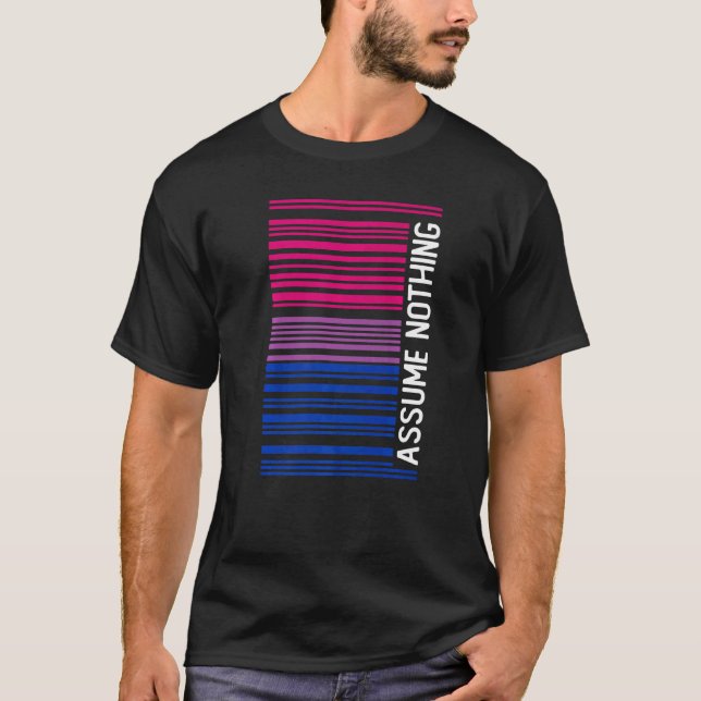 Camiseta Un Bisexual Sutil Asumir Nada Bi Orgullo (Anverso)