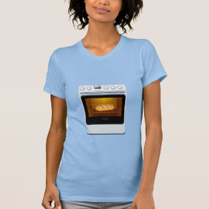 Camiseta Un bollo clásico en el horno, preñado, chico