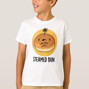 Camiseta Un bollo de comida divertida al vapor