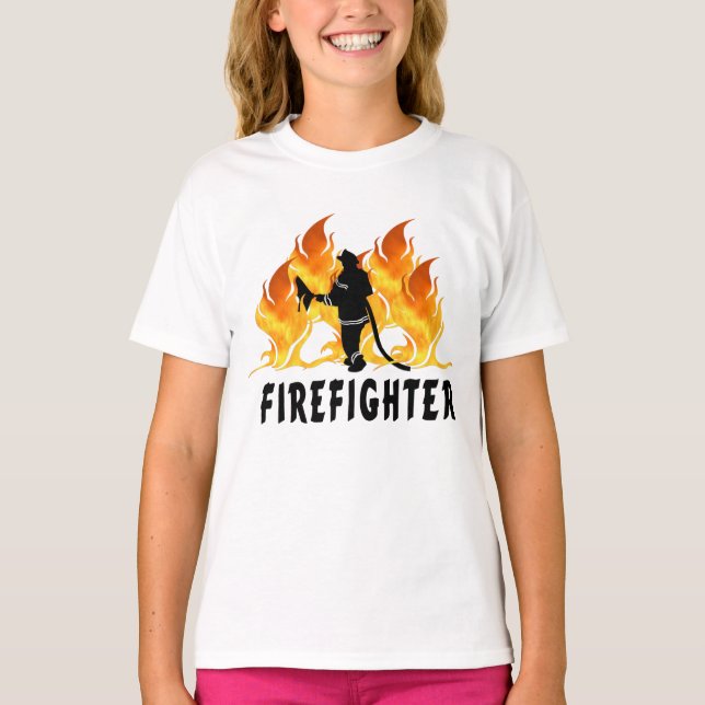 Camiseta Un bombero flamea (Anverso)