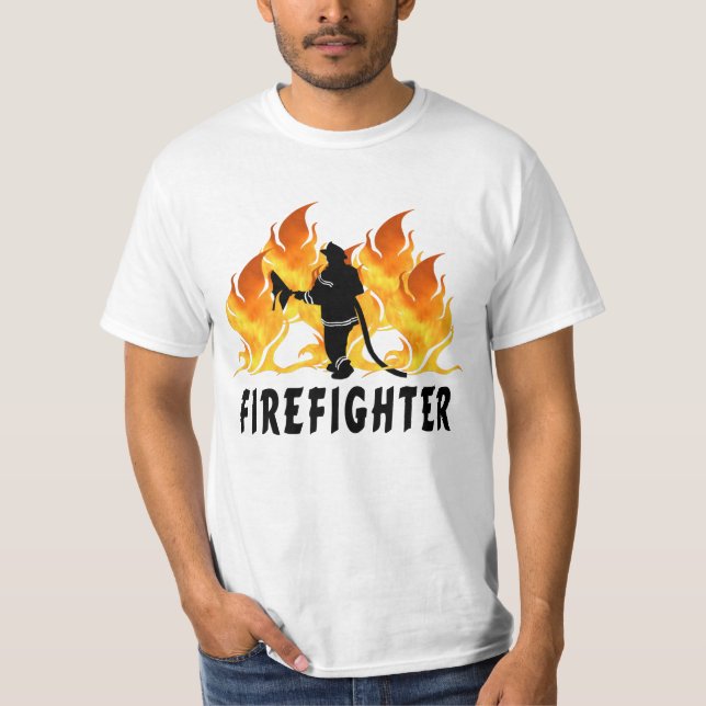 Camiseta Un bombero flamea (Anverso)