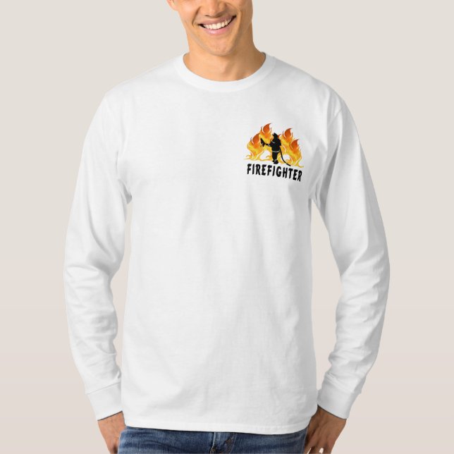 Camiseta Un bombero flamea (Anverso)
