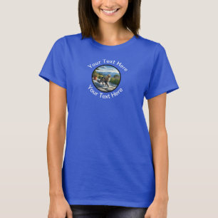 Camiseta Un bonito gato de Maine con texto Personalizado