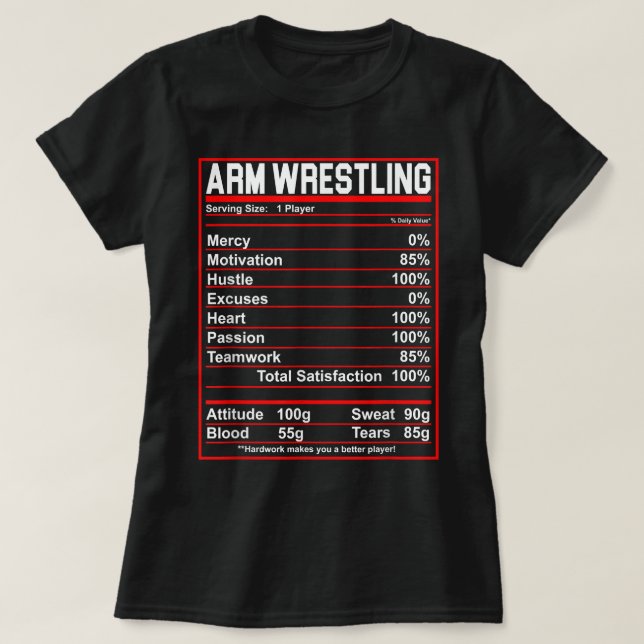 Camiseta Un brazo gracioso que lucha contra los hechos de n (Diseño del anverso)