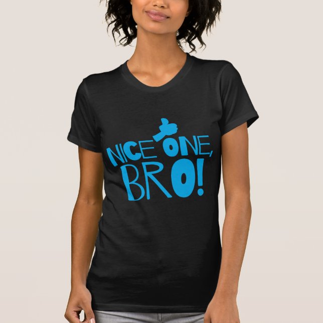 Camiseta ¡Un Bro agradable! Kiwi Nueva Zelanda divertido (Anverso)