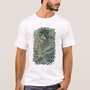 Camiseta Un buceador del mar profundo que mira las ruinas