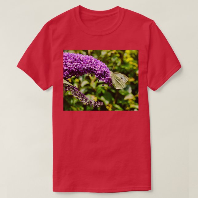 Camiseta Un Buda en plena floración con un blanco ventilado (Diseño del anverso)