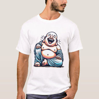 Camiseta Un Buda riéndose