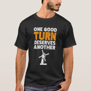 Camiseta Un buen giro merece otro molino de viento renovabl