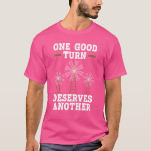 Camiseta Un buen giro merece otro Wi-Fi de energía renovabl
