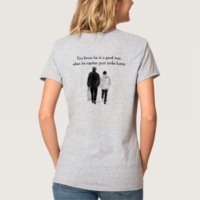 Camiseta Un buen hombre   (Reverso)