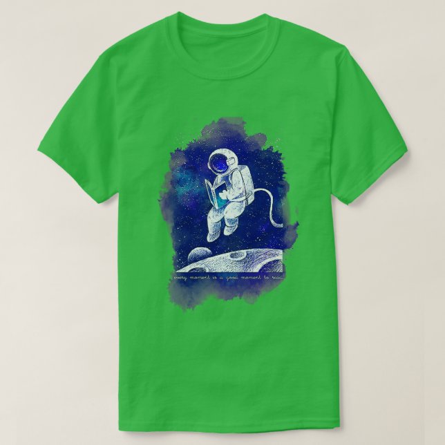 Camiseta Un buen momento para leer (Diseño del anverso)