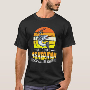 Camiseta Un buen pescador conoce todos los ángulos