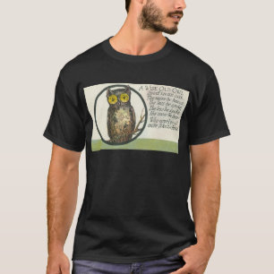 Camiseta un búho viejo sabio