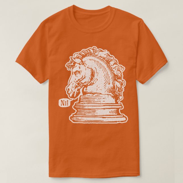 Camiseta Un Caballero Que Dice Ni (Diseño del anverso)