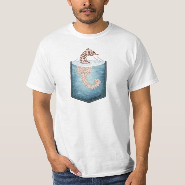 Camiseta Un Caballito de Mar de Bolsillo (Anverso)