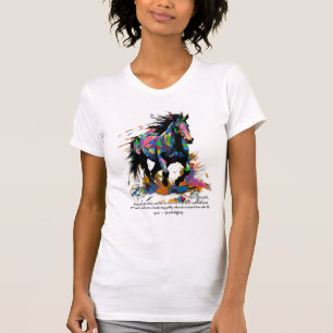 Camiseta "¡Un caballo ama la libertad!