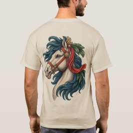Camiseta Un caballo de criatura hispánica