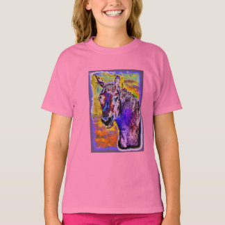 Camiseta Un caballo de muchos colores