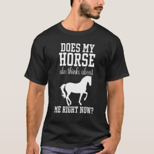 Camiseta Un caballo diciendo Loco por los caballos Galopp d